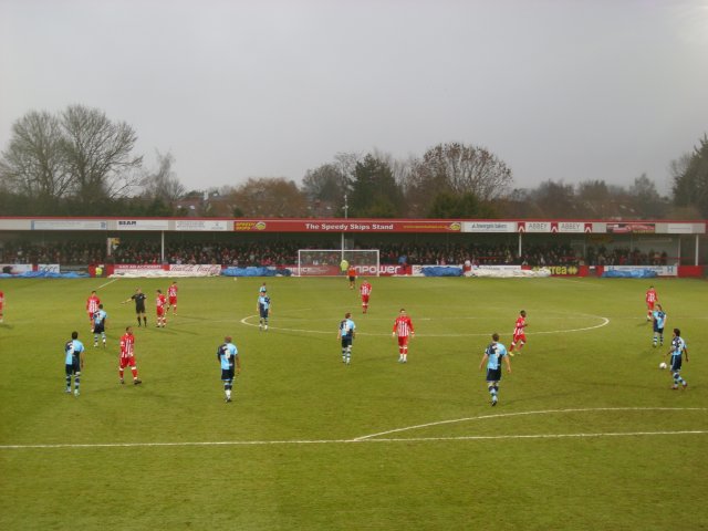 The Speedy Skips Stand During the Match